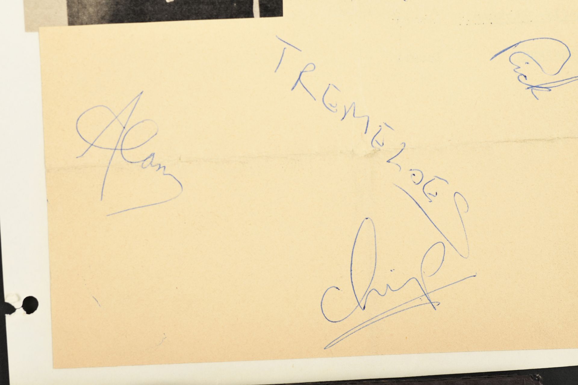 THE TREMELOES Original signatures - Image 3 of 3