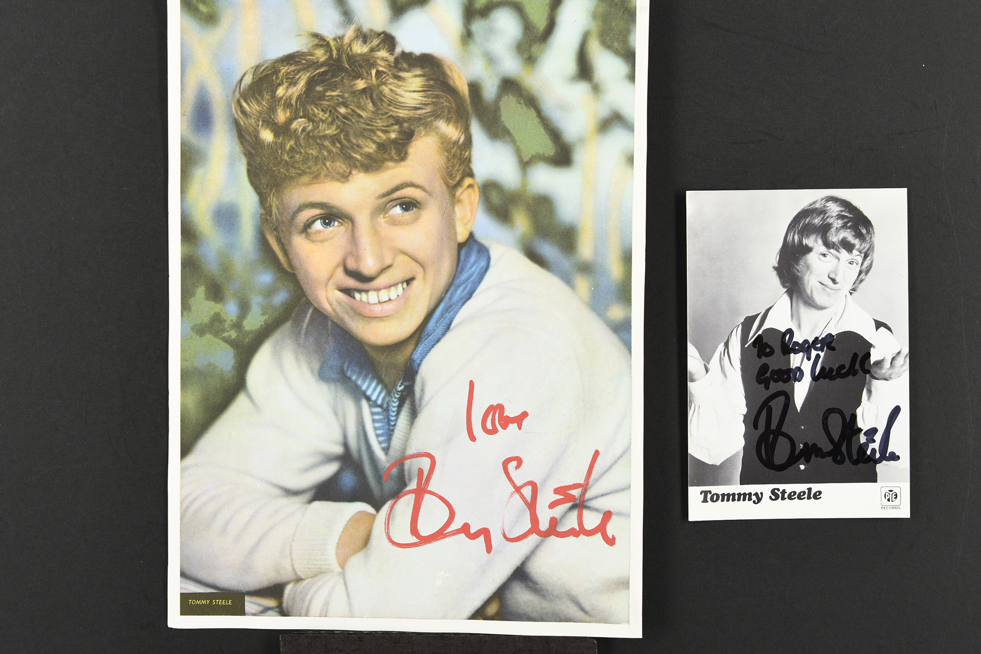 TOMMY STEELE Original signature