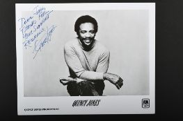 QUINCEY JONES Original signature