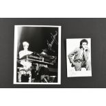 HOWARD JONES & DAVID ESSEX Original signatures