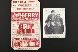 GERRY & THE PACEMAKERS Original signatures