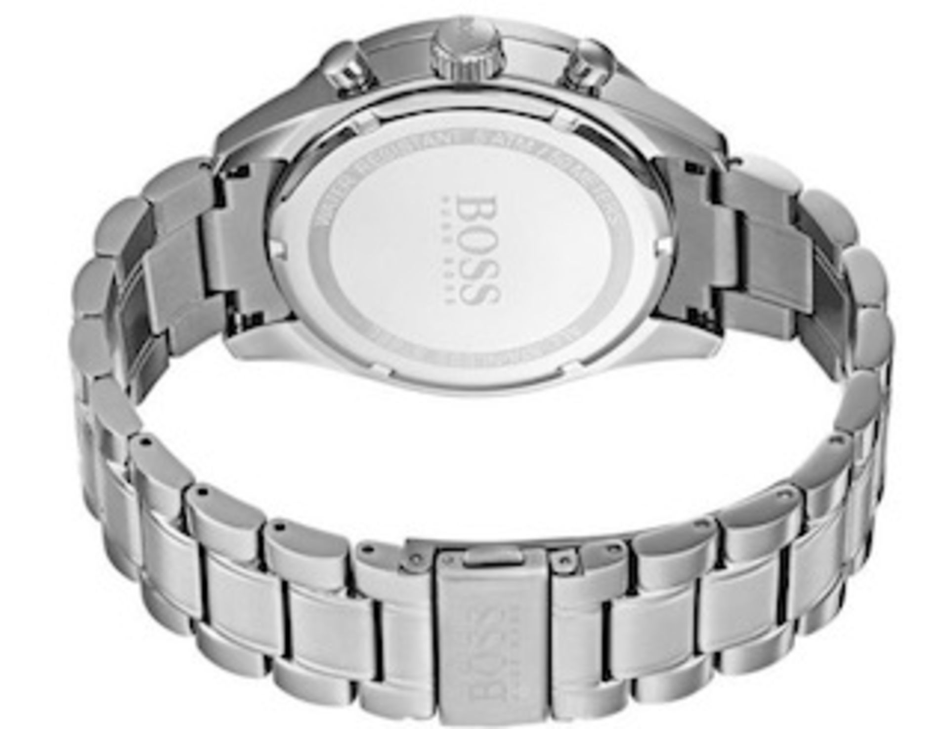Hugo Boss 1513630 Men's Trophy Blue Dial Silver Bracelet Chronograph Watch - Image 5 of 5