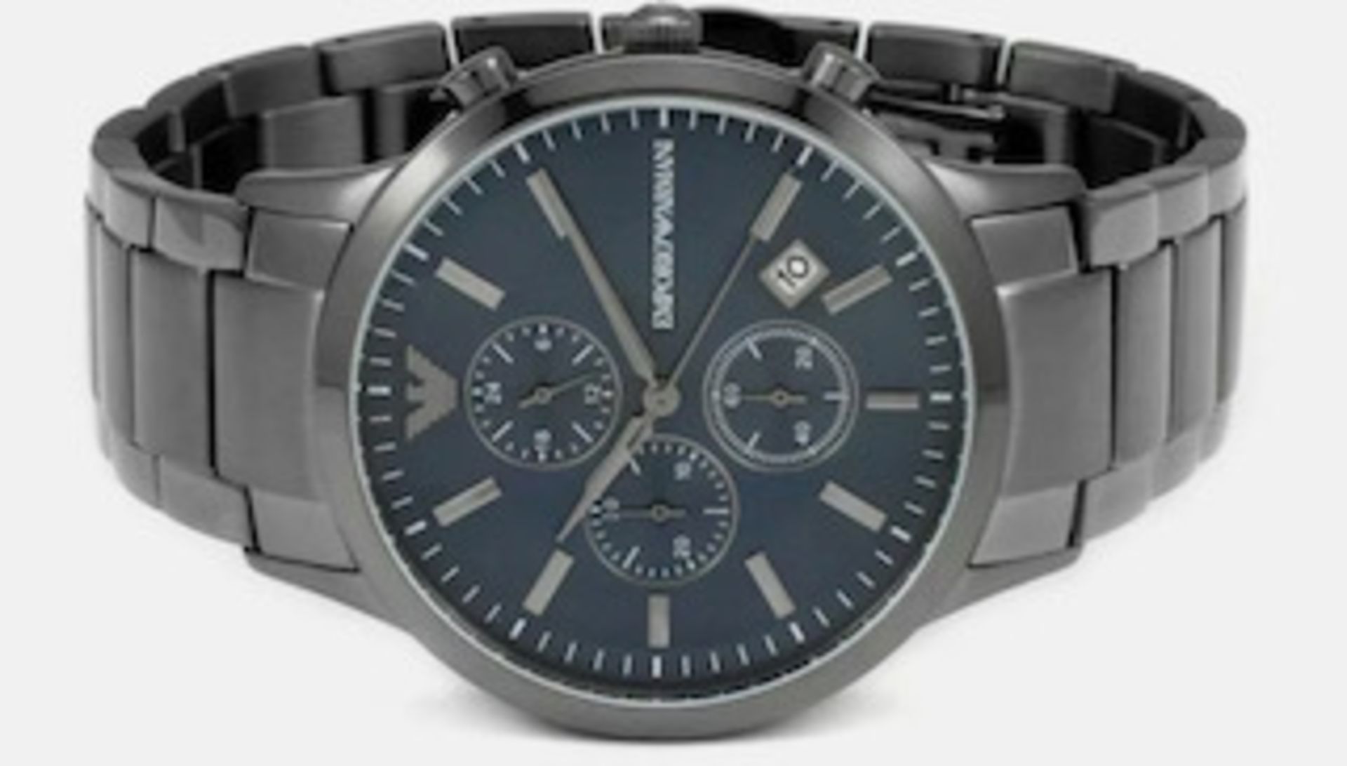 Emporio Armani AR11215 Men's Renato Blue Dial Quartz Chronograph Watch - Image 3 of 7