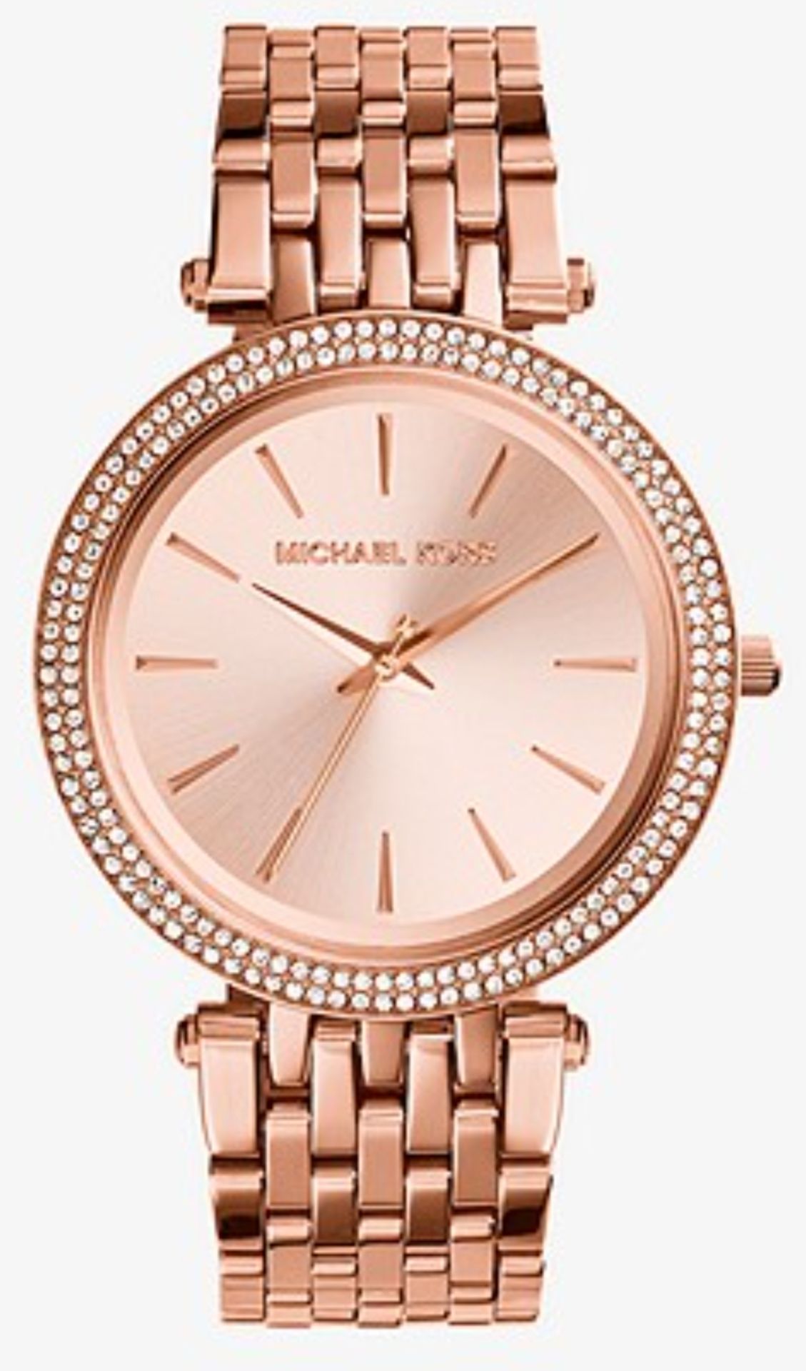 Michael Kors Ladies Darci Watch Rose Gold MK3192