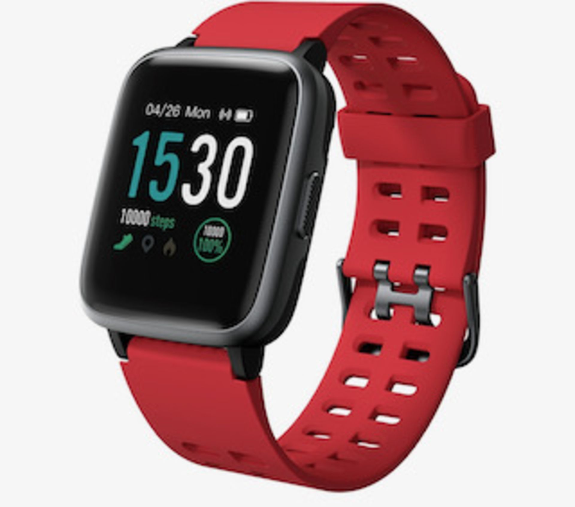 Brand New Unisex Fitness Tracker Watch Id205 Red Strap About This Item 1.3-Inch LCD Colour - Image 4 of 34