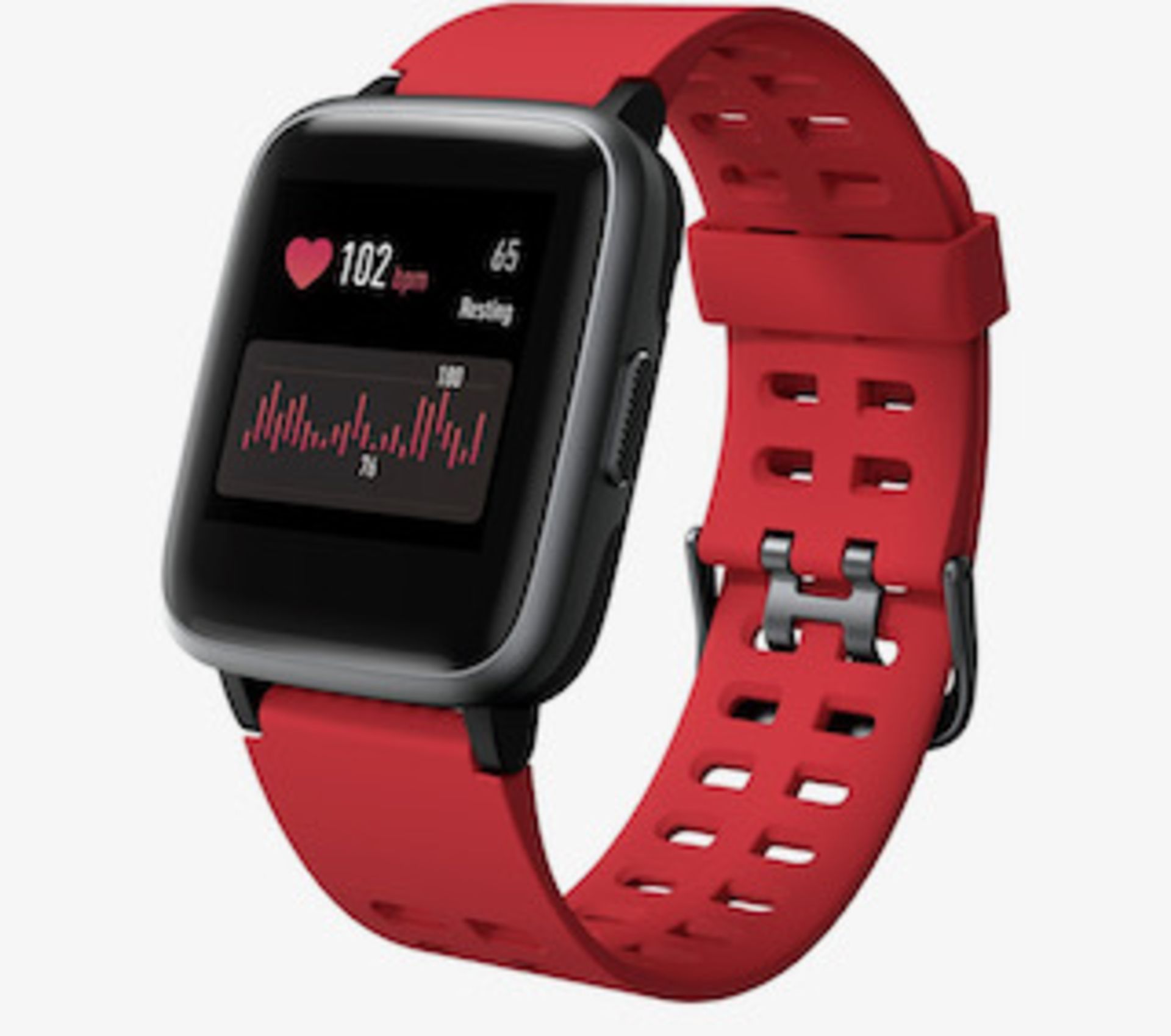 Brand New Unisex Fitness Tracker Watch Id205 Red Strap About This Item 1.3-Inch LCD Colour - Image 5 of 34