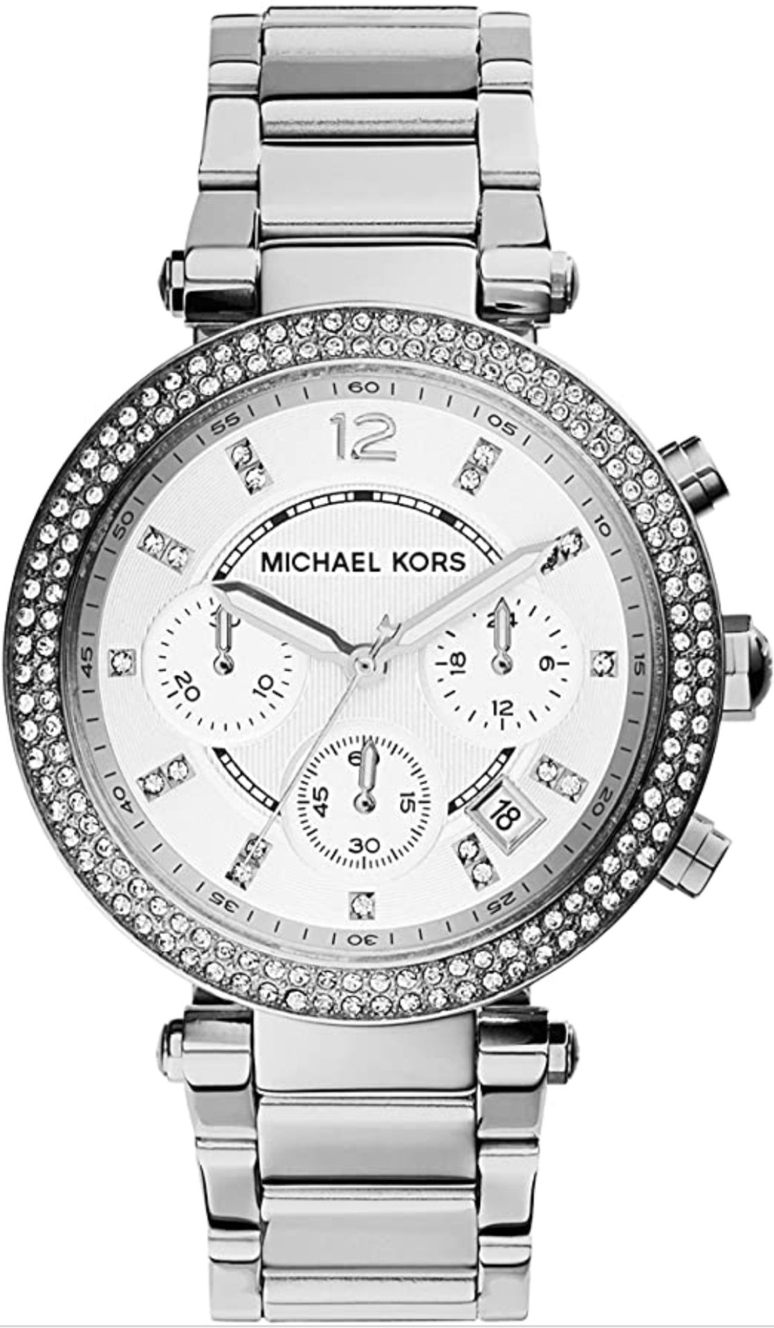 Ladies Michael Kors Parker Chronograph Watch MK5353 - Image 2 of 8