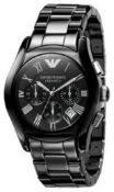 Emporio Armani AR1400 Men's Ceramica Quartz Chronograph Watch