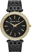 Michael Kors MK3322 Darci Gold & Black Stainless Steel Ladies Watch