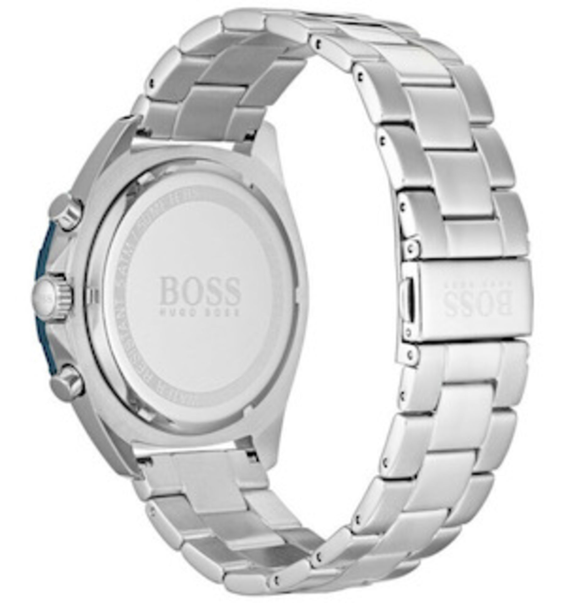 Hugo Boss Men's Intensity Silver Bracelet Chronograph Watch 1513665 - Image 4 of 5