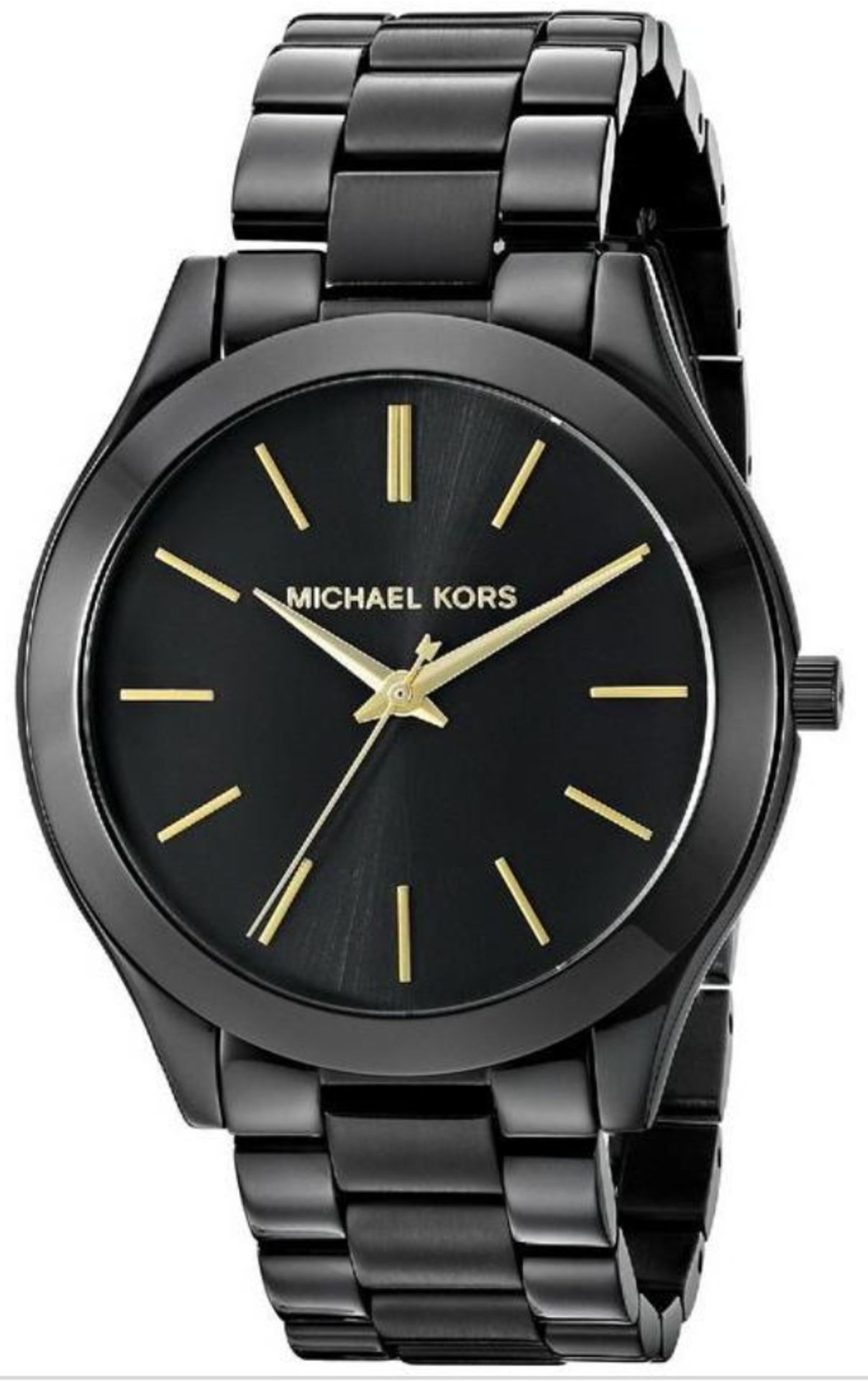 Michael Kors MK3221 Ladies Slim Runway Black Bracelet Quartz Watch - Image 3 of 6