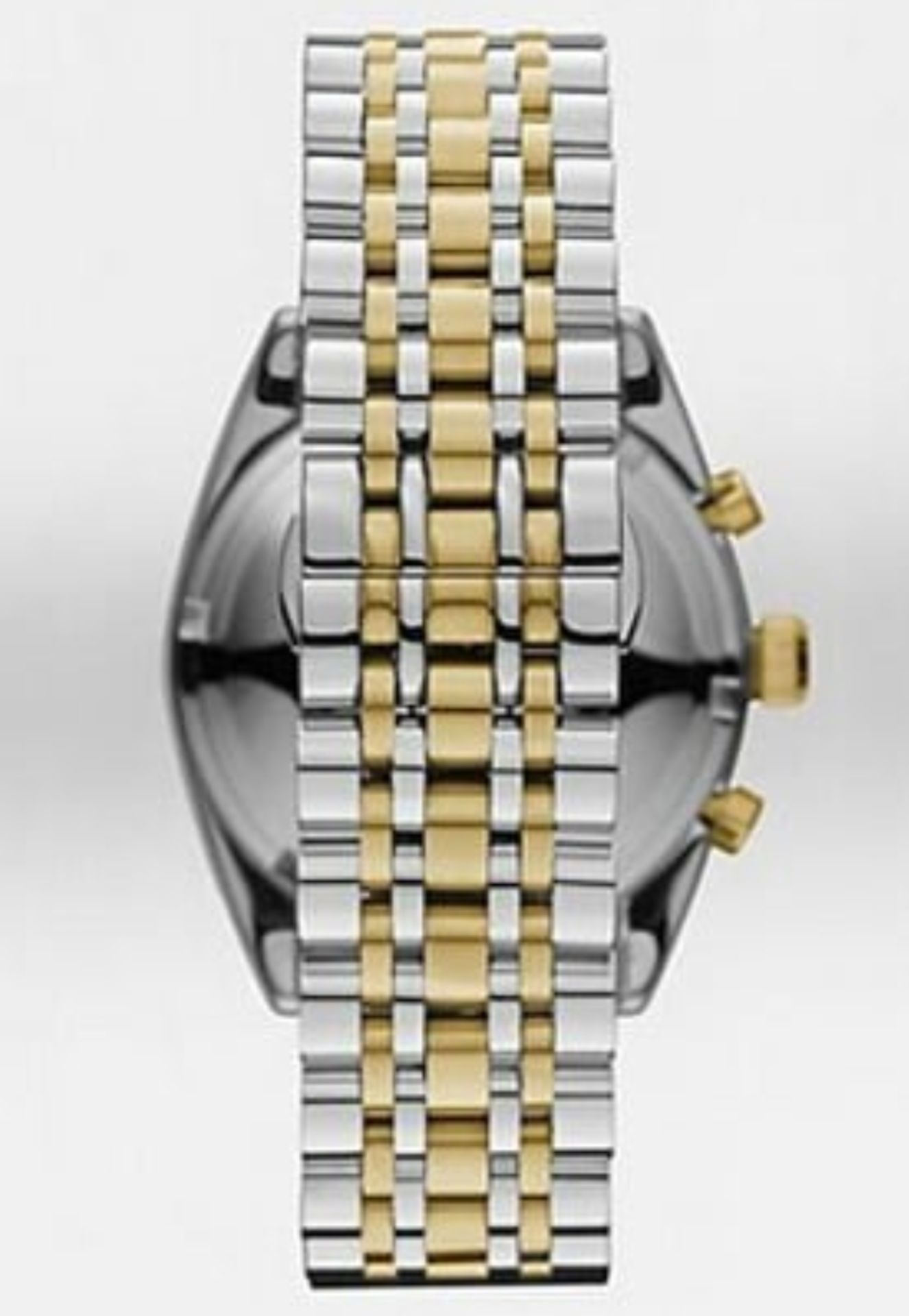 Emporio Armani AR0396 Men's two Tone Gold & Silver Quartz Chronograph Watch - Image 5 of 8