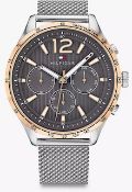 Tommy Hilfiger 1791466 Men's Gavin Two Tone Mesh Bracelet Watch