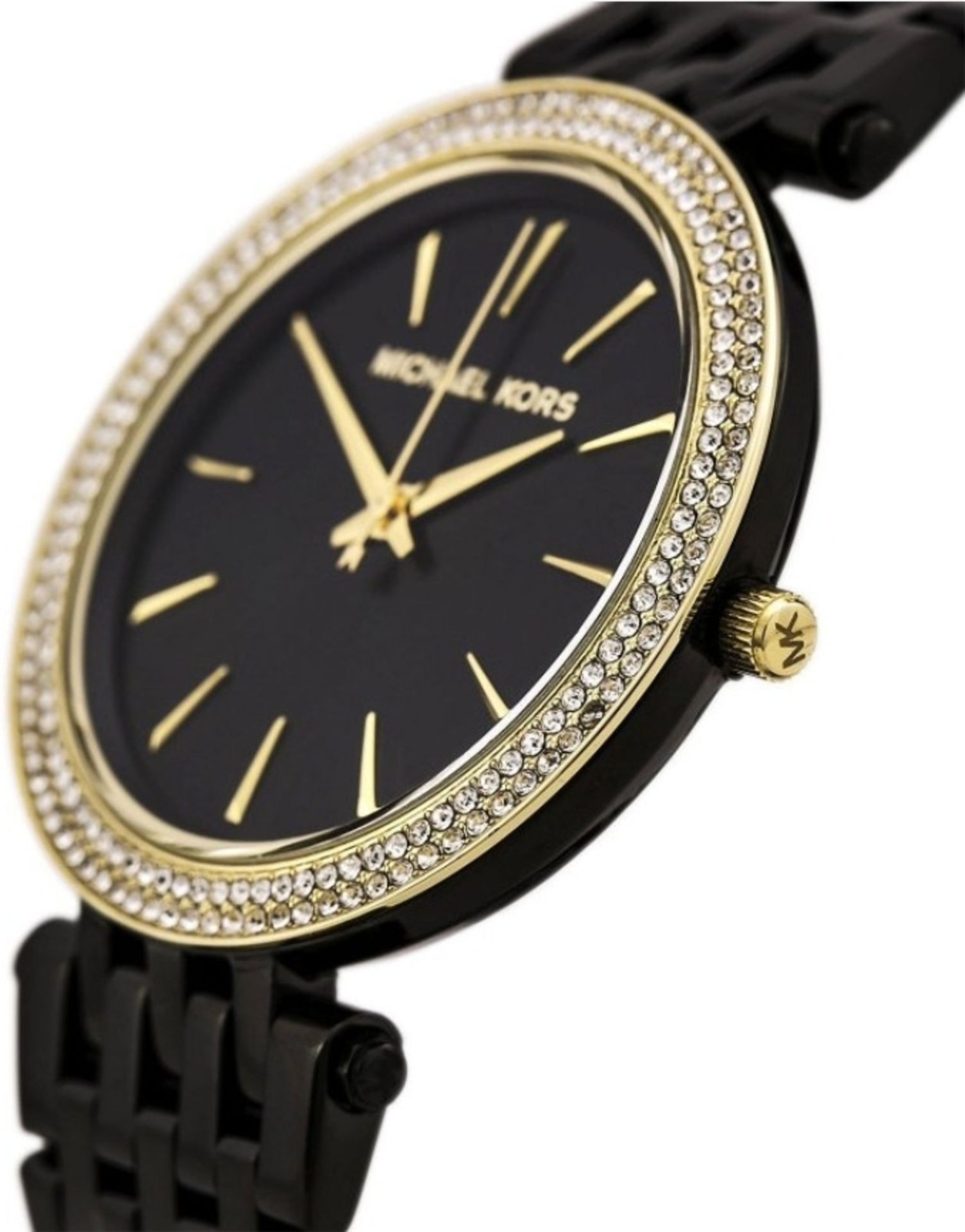 Michael Kors MK3322 Darci Gold & Black Stainless Steel Ladies Watch - Image 4 of 7