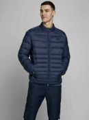 Original Jack & Jones Mens Jjebomb Puffer Jacket Collar Noos Size - S