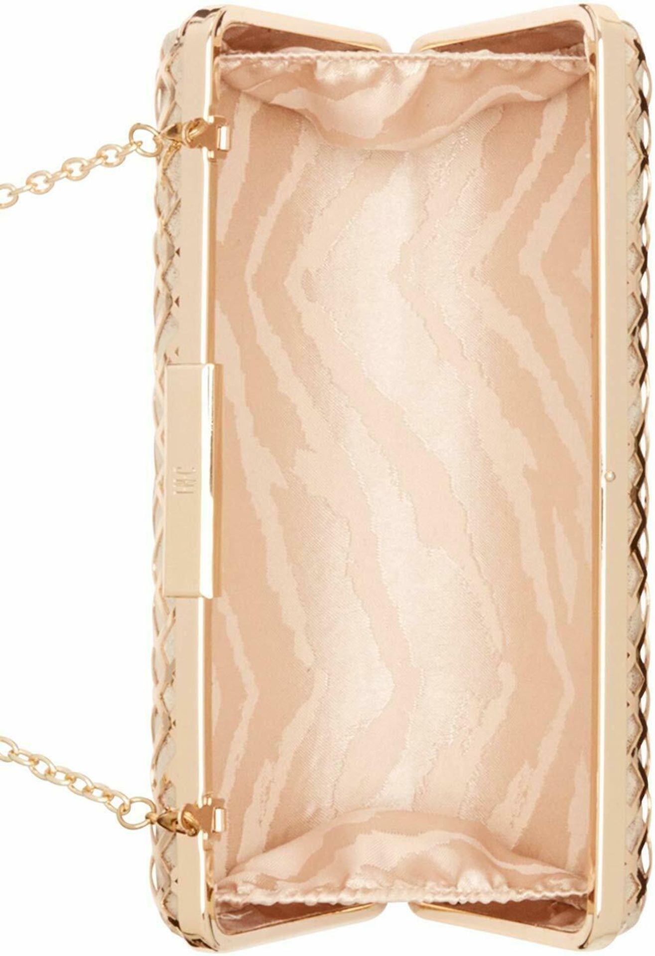 Inc International Concept Aislynn Minaudiere Beautiful Gold Colour Clutch Bag - Image 2 of 2