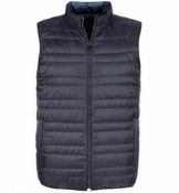 Michael Kors Men's Reversible Packable Vest. UK Size S Colour Navy