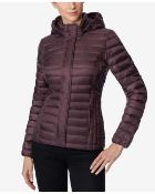 32 Degrees Packable Hooded Puffer Coat UK L Colour Brown