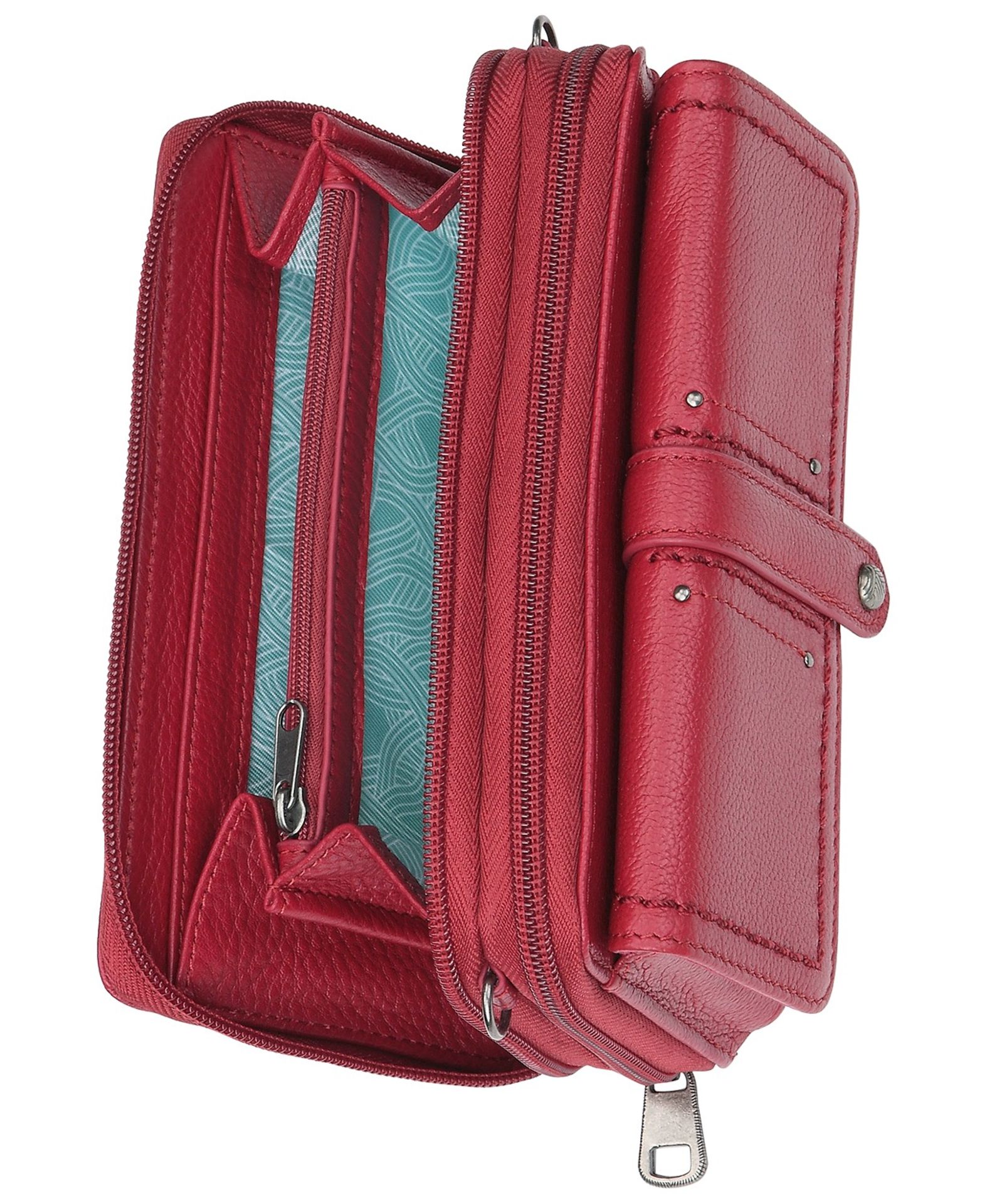 The Sak Sequoia Extra Large Smartphone Crossbody, Scarlet RRP £79 - Image 3 of 5