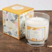 5 x The Country Candle Company Apricot Nectar Glass Candle In Gift Box