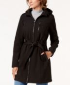 Bcbgeneration Hooded Raincoat Colour Black Size - Xs RRP £120