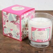 3 x The Country Candle Company Sloe Gin & Blackberry Glass Candle Gift Box