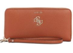 Guess Flora Zip Around Wallet - Colour Cognac RRP £48