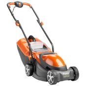 (9H) Traders Lot – Contents Of 2 Bays. 8x Mixed Lawn Mowers. 2x Flymo Chevron 32V. 1x Powerbase 37c