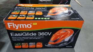 (10E) 1x Flymo EasiGlide 360V RRP £139. New, Sealed Item.
