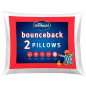(4M) 9x Bedding Items. To Include 3x Silientnight Bounce Back 2 Pillows. 1x Silentnight Warm & Cosy