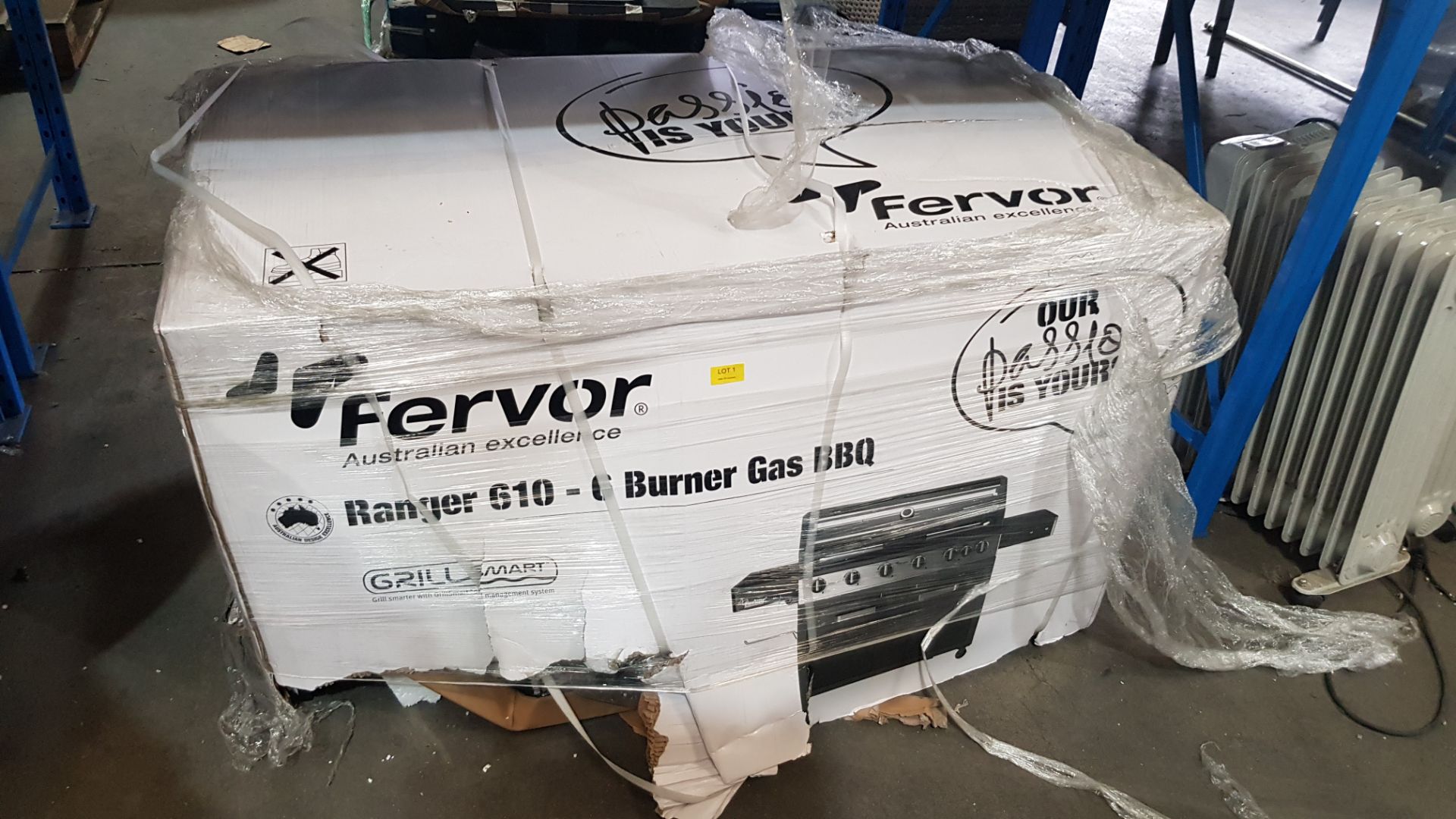 1x Fervor Ranger 610 6 Burner Gas BBQ RRP £330. New, Banded Item With Box Damage. (Contents Not Che - Image 3 of 3