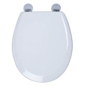 (13B) 4x Items. 2x Croydex Ontario Toilet Seat RRP £20 each.1x White Wooden Soft Close Toilet Seat