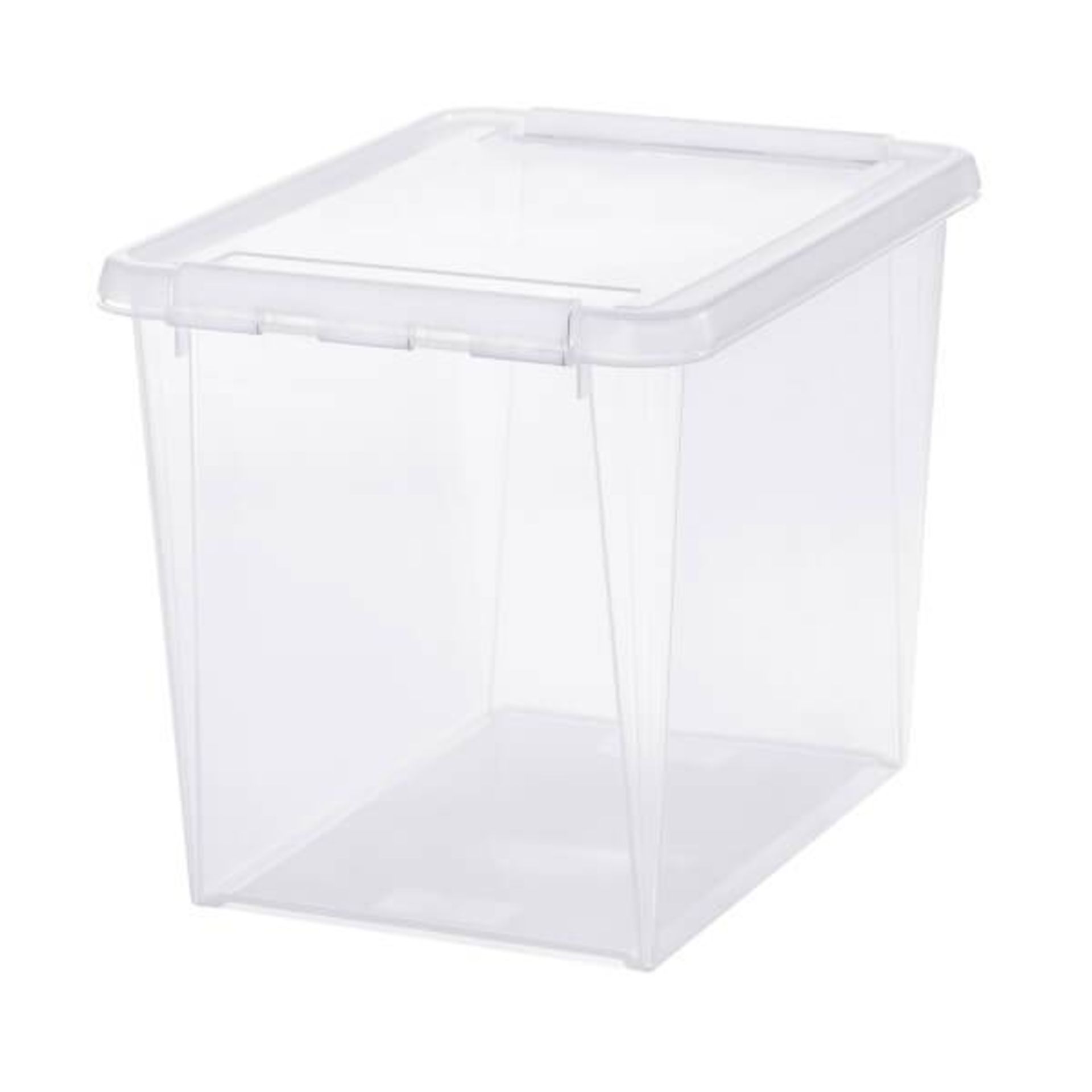 (8B) 46x Items. 41x Ezy Storage Mode Lilac Storage Units (27x 19x.2x 14.2cm) – No Lids In This L - Image 2 of 4