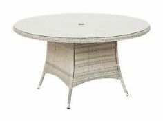 (P) 2x Hartington Florence Collection 6 Seater Dining Table (Both Units have No Glass Top Or Fixing