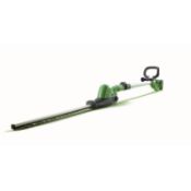 (11E) 1x Powerbase 41cm 20V Cordless Pole Hedge Trimmer With 1x Battery & 1x Charger. (Unit Appears