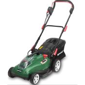 (10E) 1x Qualcast 38cm 36V 2.5Ah Cordless Rotary Lawn Mower RRP £100 When Complete. Ex-Display Ietm