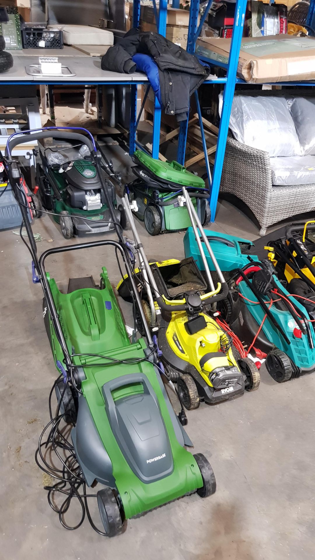 (P4) Trader’s Lot – 7x Mixed Lawnmowers. 1x Stanley FatMax Brishless (2x Battery, No Charger). 1x R - Image 9 of 10