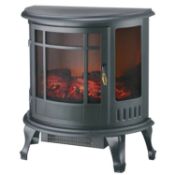 (10A) 3x Items. 1x Arlec 1800W Electric Stove Black Finish With Realistic Log Flame Effect. 1x Arle