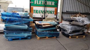 (P) Contents Of 3x Pallets. A Quantity Of Mixed Keter Garden Storage Parts.