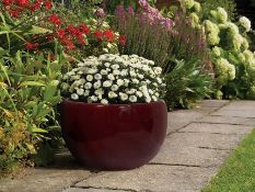 (8D) 2x Chiswick Moon Red Triple Pot Set RRP £25 Each – All New. Lot Consists Of 1x (H25cm x Dia 33