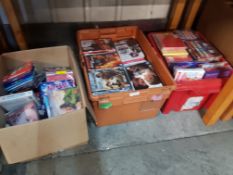 (15C) Large Mixed Qty Of DVDs And Music CD Titles Across 3 Containers