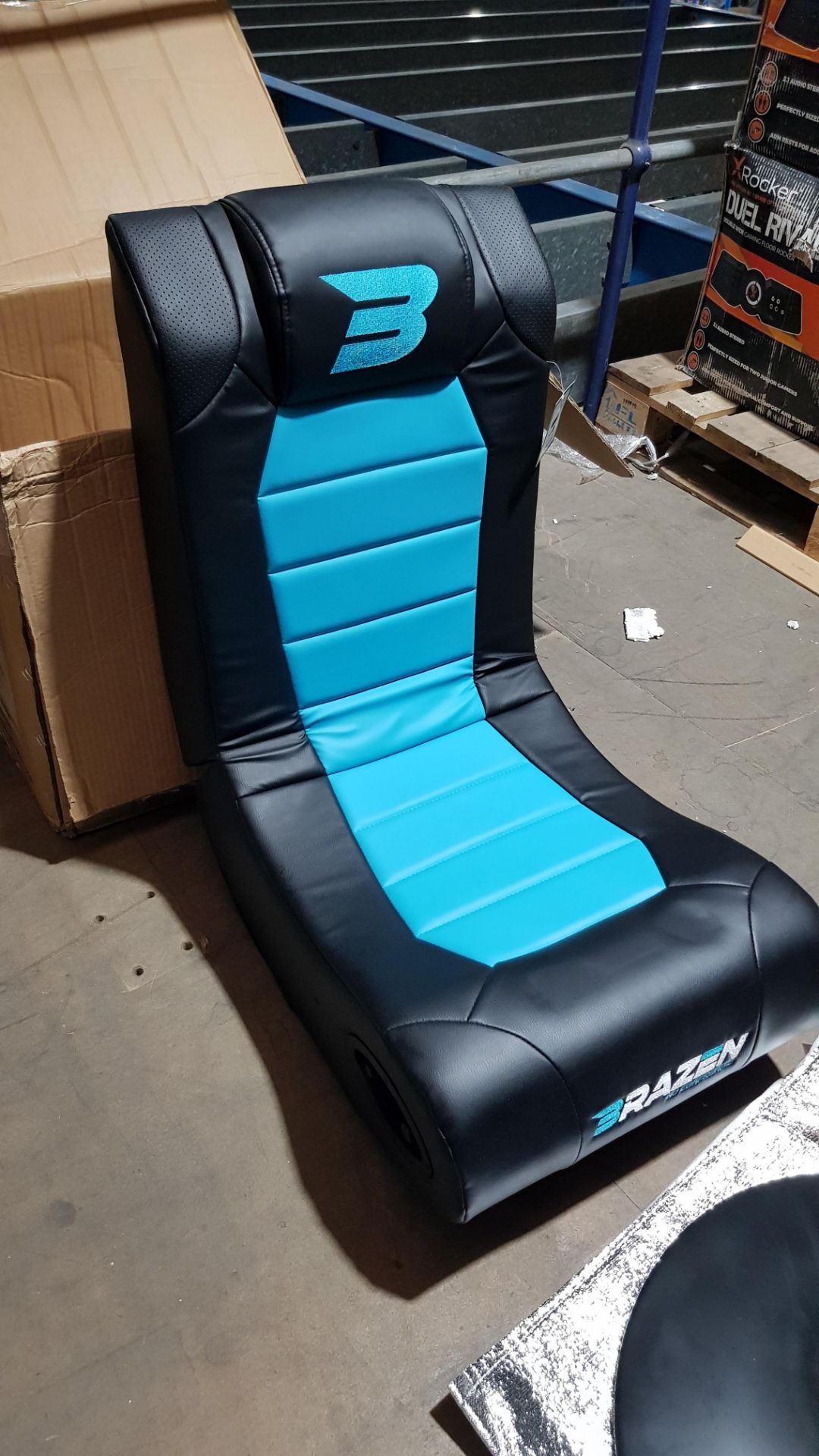 (P5) 1x Brazen Fusion 2.1 Bluetooth Gaming Chair RRP £139. Chair Body & Pedestal Only In This Lot. - Image 4 of 5