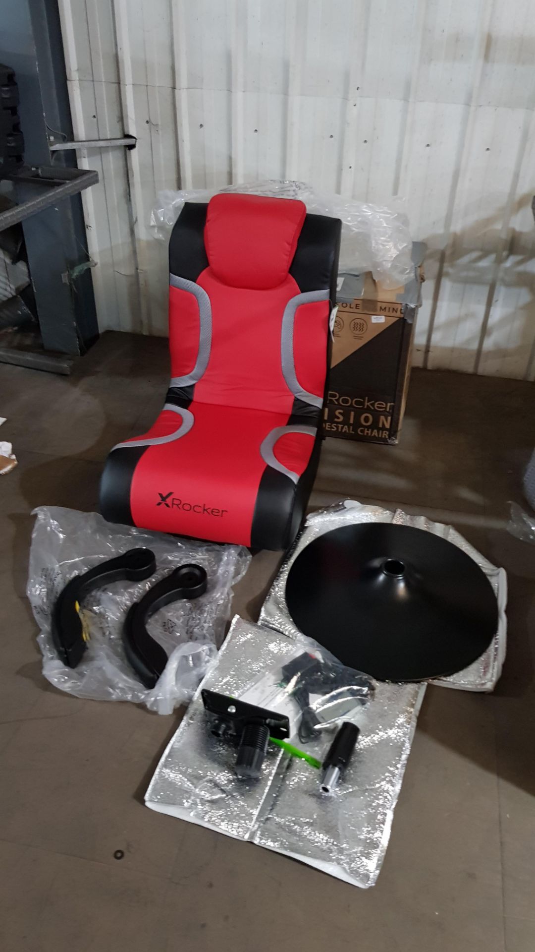 (P3) X-Rocker Vision 2.1 Pedestal Gaming Chair RRP £169 Unit Appears Complete. Item May Carry R.T.M - Image 2 of 2