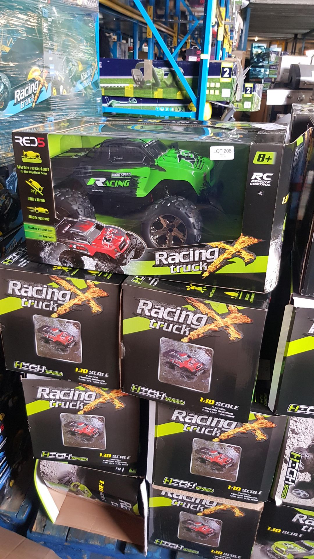 (P) 7x Red5 RC Racing Truck Green RRP £60 Each. (All Units May Have RTM Sticker) - Image 2 of 2