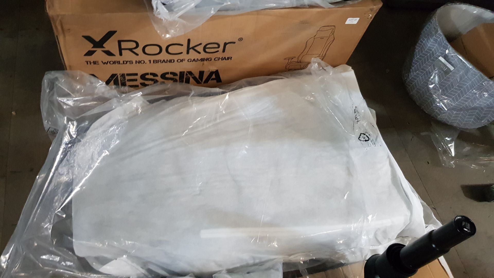 (P4) 1x X-Rocker Messina Office Chair Silver RRP £229.99. Contents Appear Complete, As New In Orig - Image 8 of 10