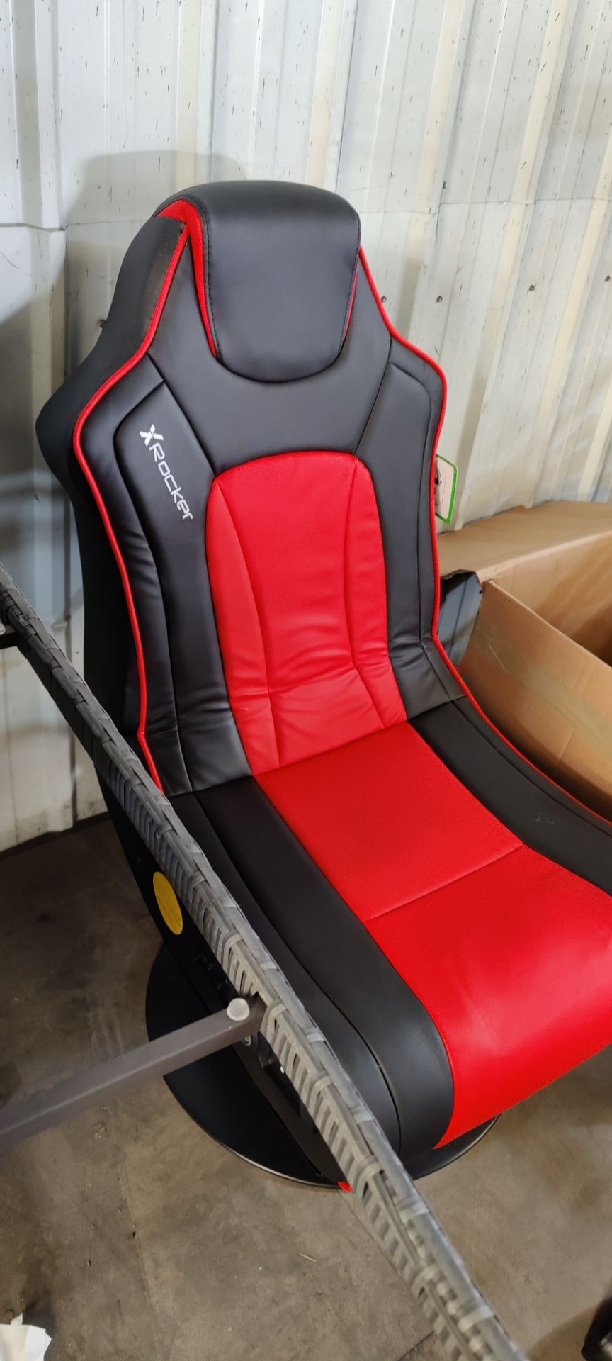 (P2) X-Rocker Torque Multimedia Gaming Chair RRP £259.99. Unit Appears Complete, Box Damaged. Item - Image 6 of 6