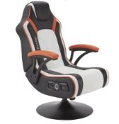(P2) X-Rocker Torque Multimedia Gaming Chair RRP £259.99. Unit Appears Complete, Box Damaged. Item