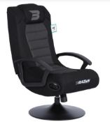 (P1) 1x Brazen Fusion 2.1 Bluetooth Gaming Chair RRP £139. Pedestal Base Column & Arms Already Att