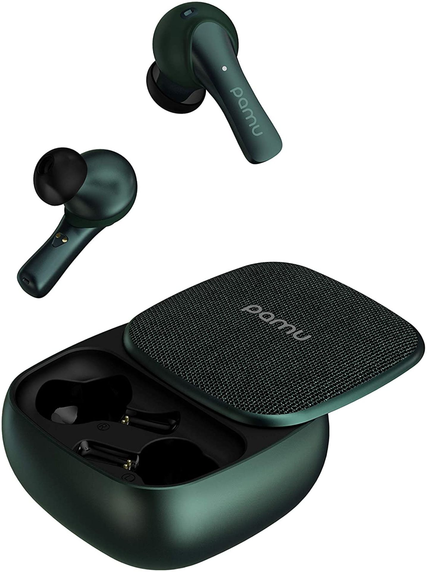 Padmate Pamu Slide True Wireless Stereo Bluetooth Earphones - Green RRP £102.99 - Image 4 of 4