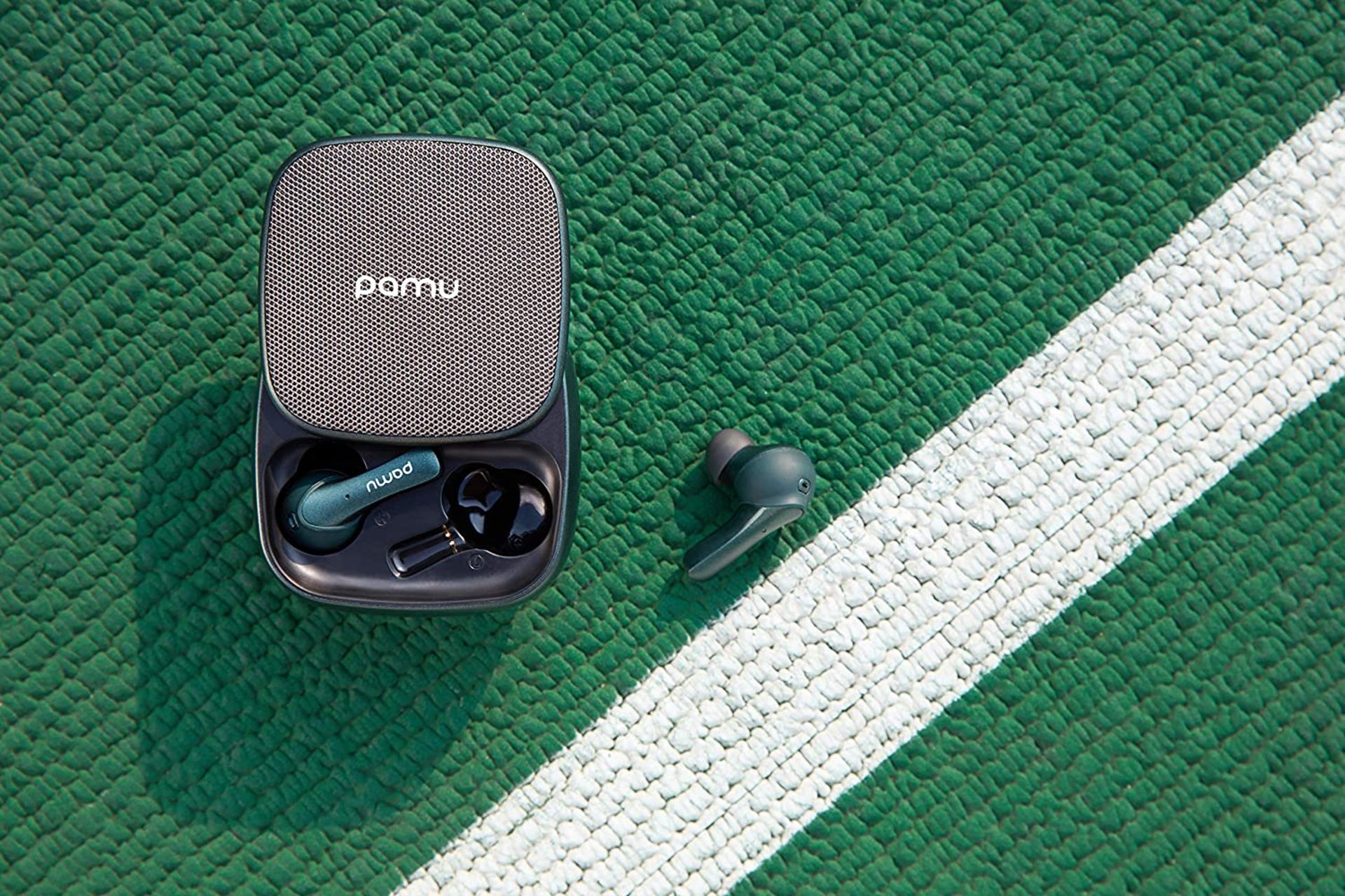 Padmate Pamu Slide True Wireless Stereo Bluetooth Earphones - Green RRP £102.99 - Image 2 of 4